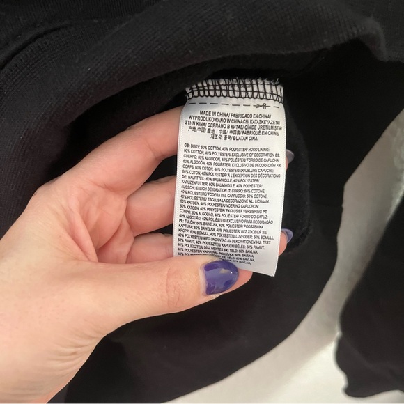 Disney X Vans The Lion King Scar Black Hoodie Size Small - Picture 11 of 15